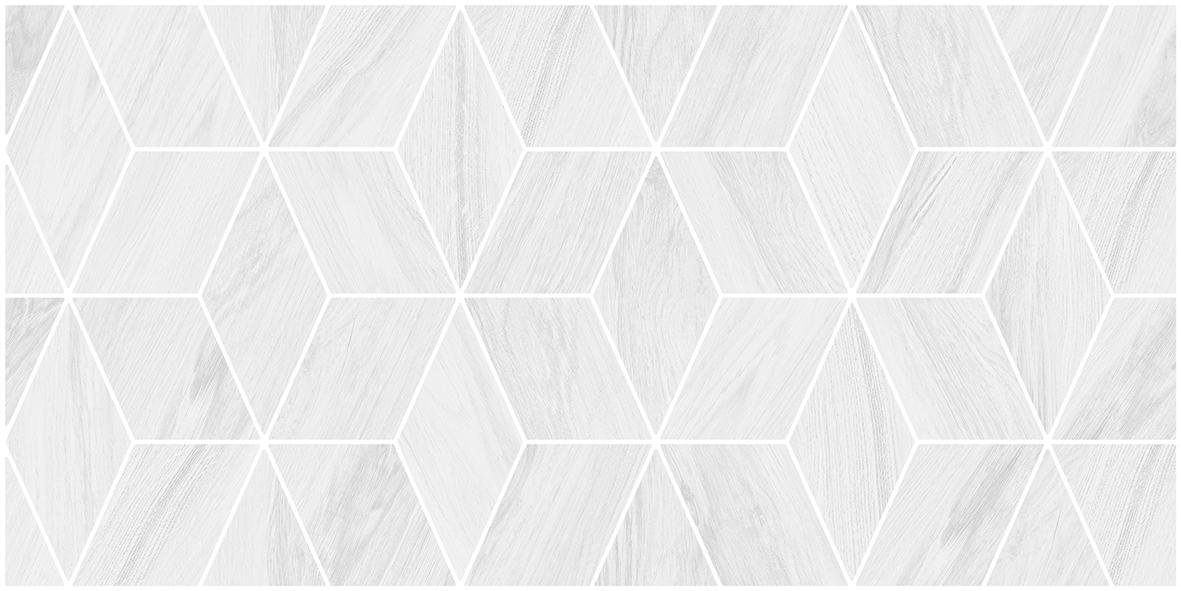 Декоративные элементы Laparet Forest Плитка настенная белый рельеф, цвет белый, поверхность полированная, прямоугольник, 300x600