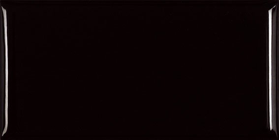 Керамогранит Carmen Caprichosa Negro, цвет чёрный тёмный, поверхность глянцевая, кабанчик, 75x150
