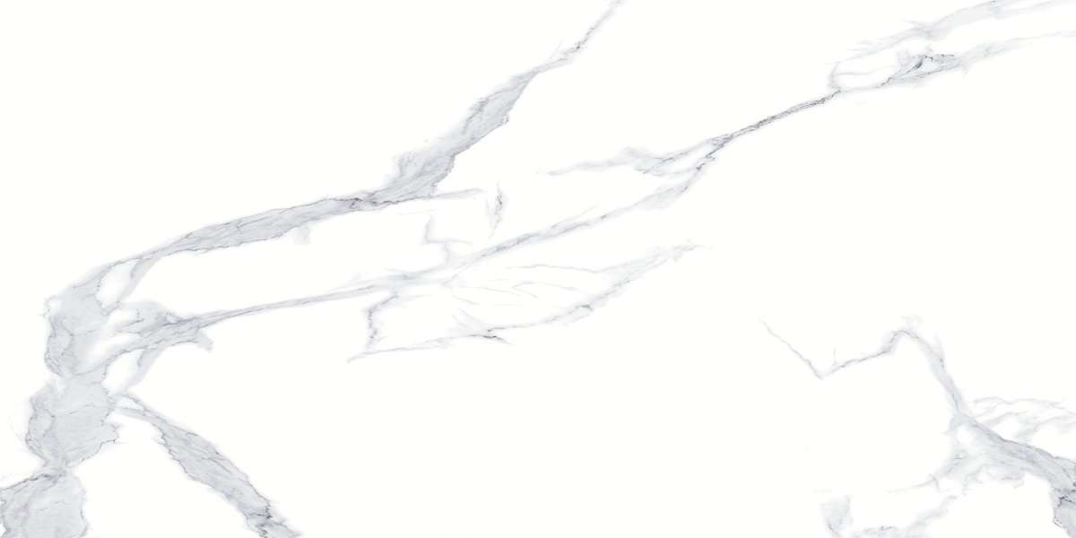 Керамогранит  Calacatta White Full Body Polished BHW-0021, цвет белый, поверхность полированная, прямоугольник, 600x1200