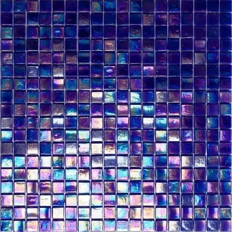 Мозаика Alma Mosaic Flicker NE27, цвет фиолетовый, поверхность глянцевая, квадрат, 150x150