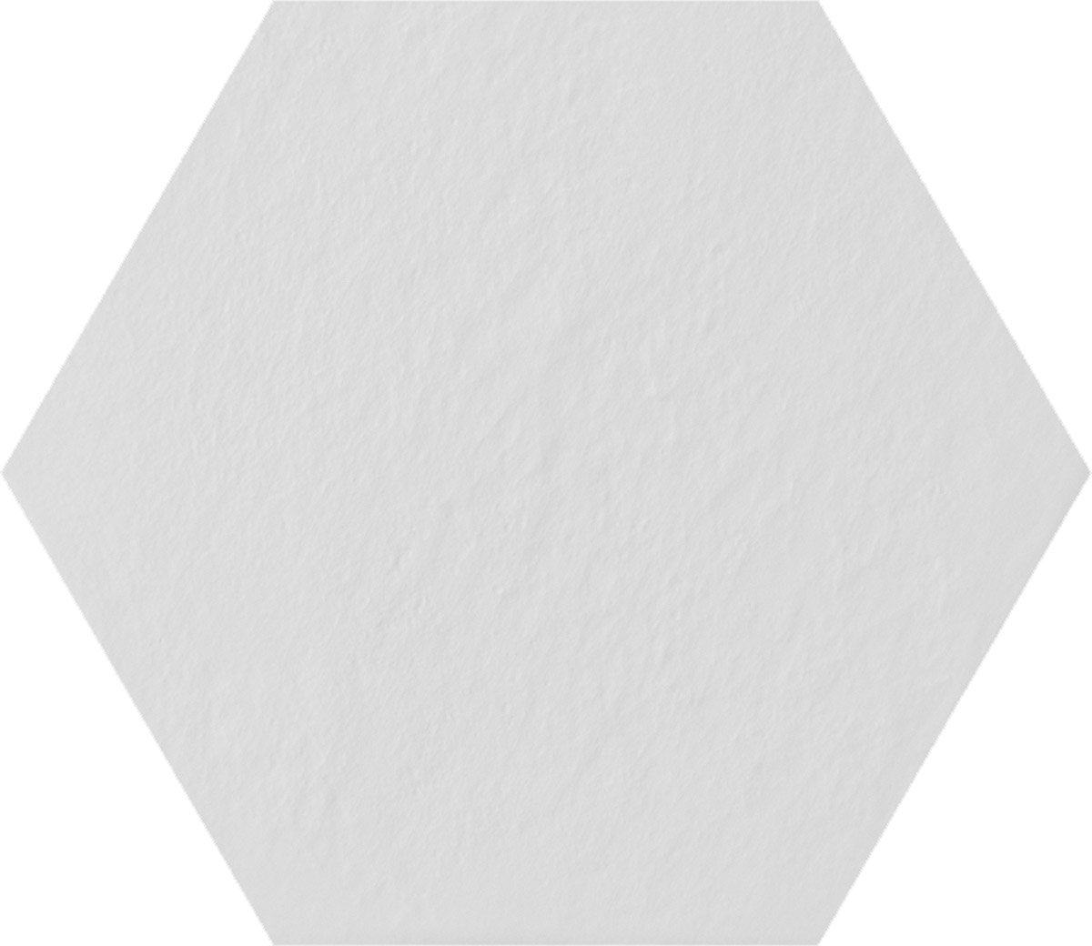 Керамогранит Keradom Colors White, цвет белый, поверхность матовая, шестиугольник, 150x173