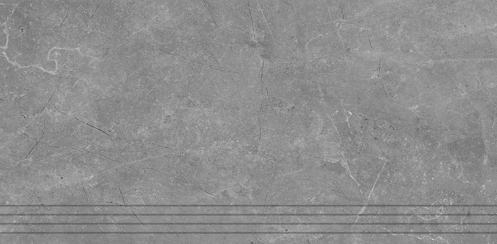 Ступени Керамин Скальд 2 Ступень Серый, цвет серый, поверхность матовая, прямоугольник, 300x600