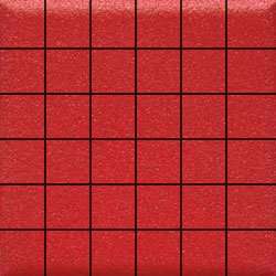 Мозаика Ce.Si Full Body Iodio Su Rete 5x5, цвет бордовый, поверхность матовая, квадрат, 300x300