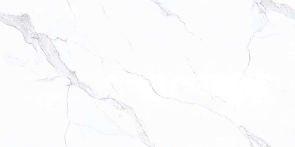 Керамогранит  Carrara Full Body Polished BHW-0003, цвет белый, поверхность полированная, прямоугольник, 600x1200