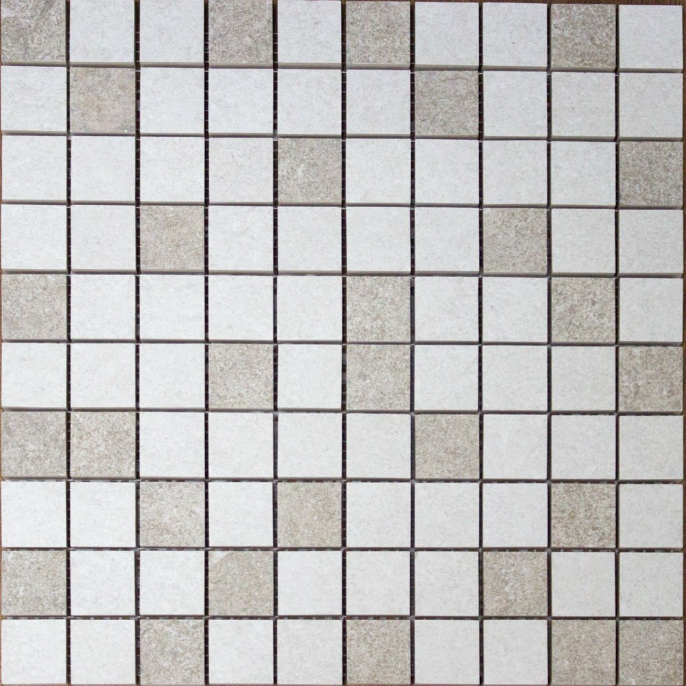 Мозаика Baldocer Mosaico Ozone Mix 2 Bone Taupe, цвет бежевый, поверхность матовая, квадрат, 315x315