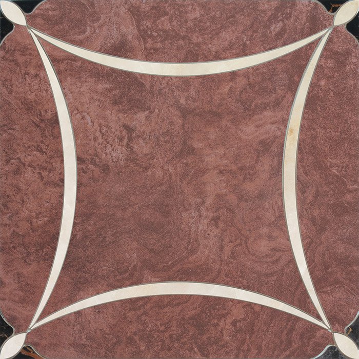 Декоративные элементы Grespania Palace Diamante Burdeos, цвет коричневый, поверхность полированная, квадрат, 590x590