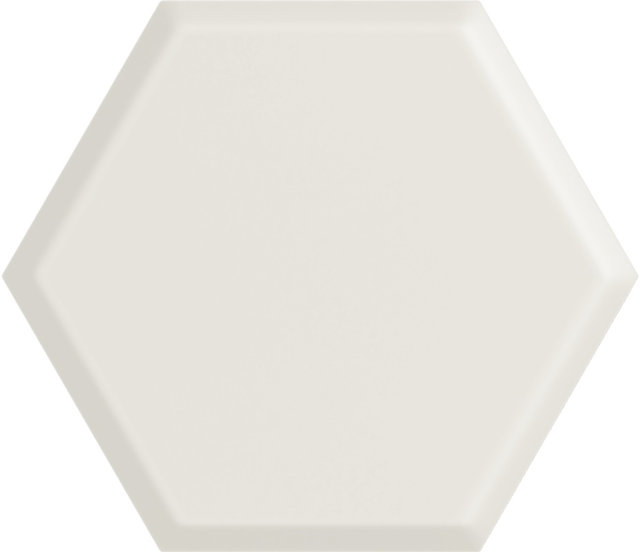Керамическая плитка Paradyz Woodskin Bianco Heksagon Struktura A Sciana, цвет белый, поверхность матовая, прямоугольник, 171x198