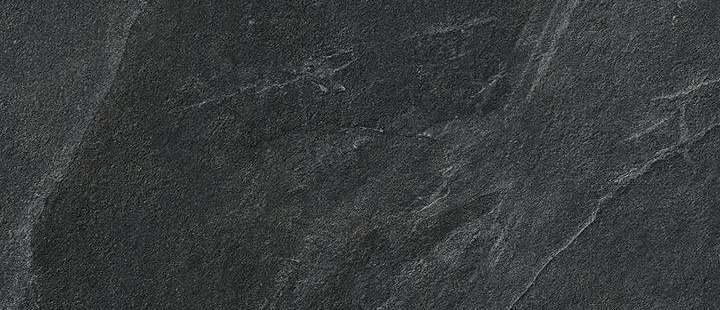 Широкоформатный керамогранит Panaria Stone Trace Abyss Nat, цвет чёрный, поверхность натуральная, прямоугольник, 1200x2780