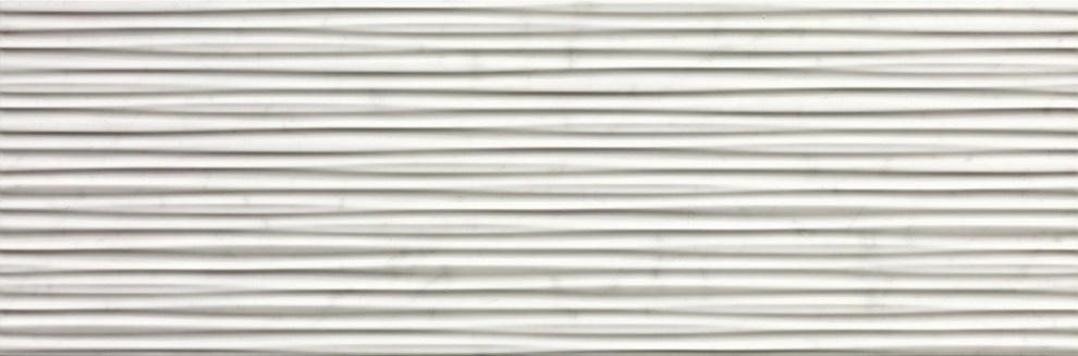 Керамическая плитка Fap Roma Diamond Line Carrara Brillante fRHO, цвет белый, поверхность глянцевая 3d (объёмная), прямоугольник, 250x750