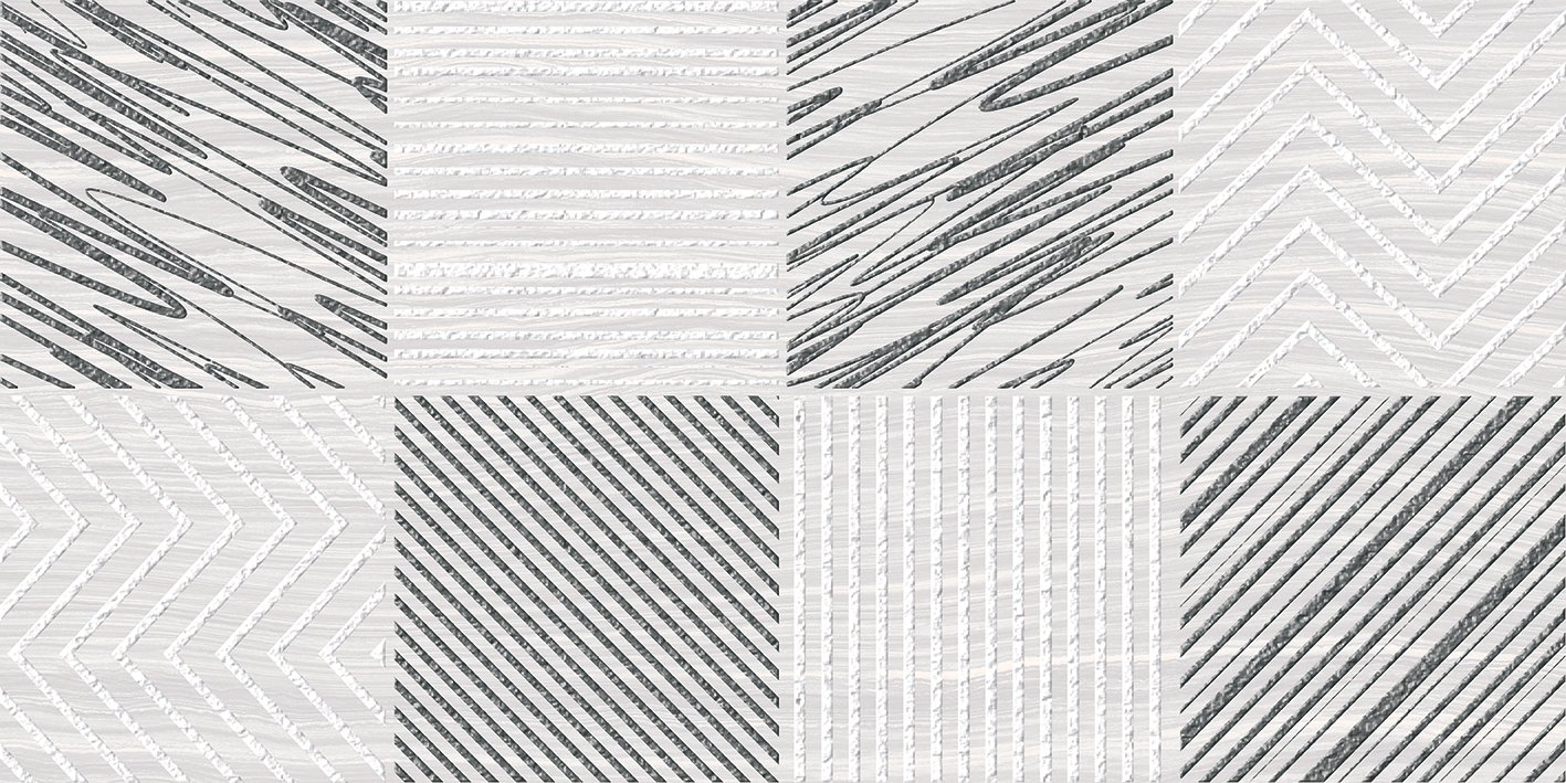 Декоративные элементы Axima Эдельвейс Декор, цвет серый, поверхность глянцевая, прямоугольник, 250x500