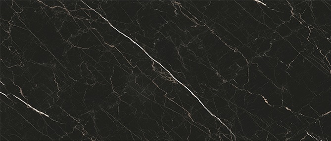 Широкоформатный керамогранит Vallelunga Cava Nero Lusso VGR8CL, цвет чёрный, поверхность полированная, прямоугольник, 1200x2800