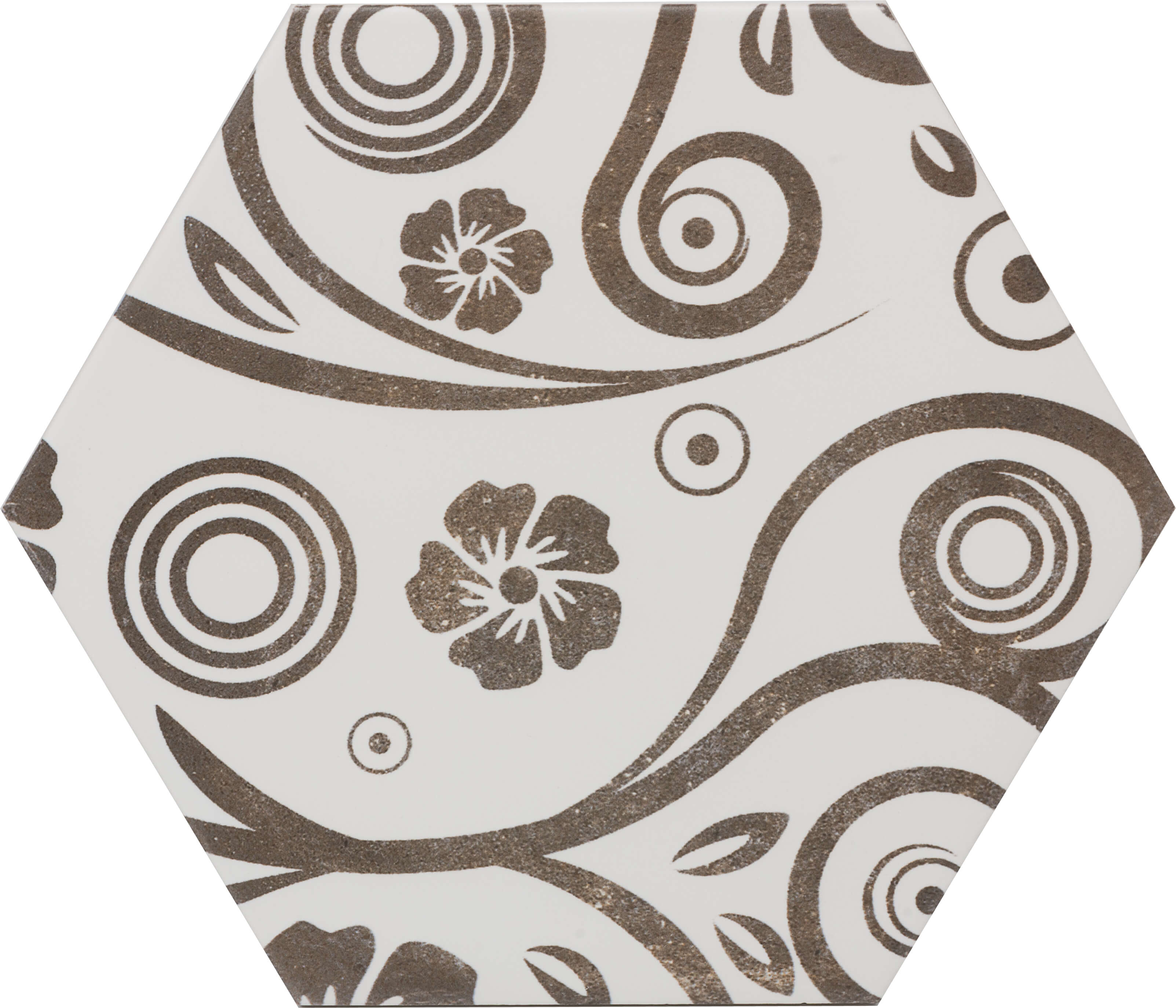 Декоративные элементы Azuvi Esagono Idra, цвет серый, поверхность матовая, прямоугольник, 258x290
