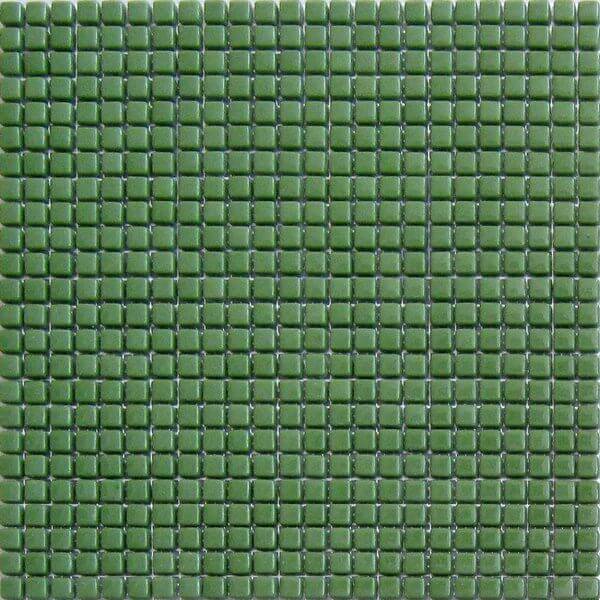 Мозаика Lace Mosaic SS 43, цвет зелёный, поверхность глянцевая, квадрат, 315x315