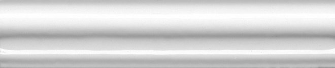 Бордюры Kerama Marazzi Бордюр Багет Граньяно белый BLD010, цвет белый, поверхность глянцевая, прямоугольник, 30x150
