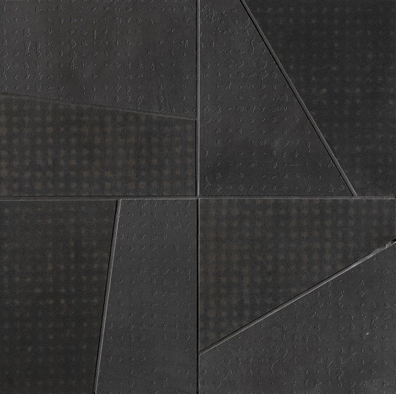Мозаика Fap Rooy Dark Domino Mosaico fOPG, цвет тёмный, поверхность матовая, квадрат, 375x375