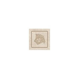 Вставки Versace Emote Tozzetto Crema Marfil 262581, цвет бежевый, поверхность полированная, квадрат, 40x40