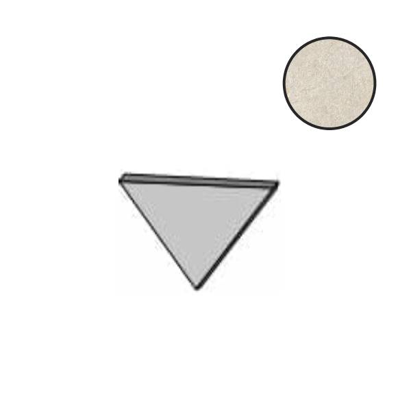 Спецэлементы Atlas Concorde Italy Boost Mineral White Corner A.E. AIKB, цвет бежевый, поверхность матовая, треугольник, 10x10