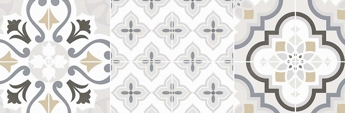 Декоративные элементы Pamesa Lowry Irwell Smoke, цвет серый, поверхность матовая, прямоугольник, 200x600