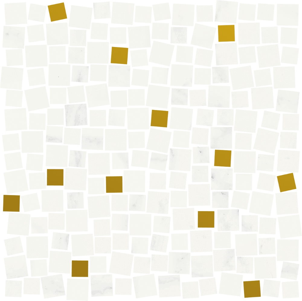 Мозаика Italon Charme Deluxe Michelangelo Mosaico Square 600110000932, цвет белый, поверхность глянцевая, квадрат, 314x314