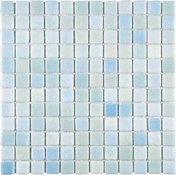 Мозаика Mosavit Combis-8 Hielo, цвет голубой, поверхность глянцевая, квадрат, 316x316