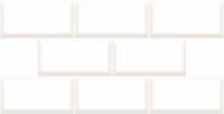 Керамическая плитка Ege Seramik Metro White 100X200MET01, цвет белый, поверхность глянцевая, кабанчик, 100x200