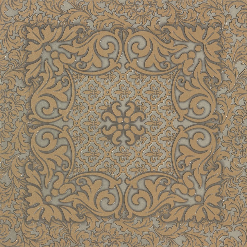 Декоративные элементы Cisa Reload Dec. Russia Sand, цвет коричневый, поверхность матовая, квадрат, 600x600