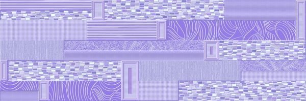 Керамическая плитка Emigres Rev. Chiсago Lila, цвет фиолетовый, поверхность матовая, прямоугольник, 200x600