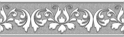 Бордюры Нефрит керамика Бордюр Преза Серый 05-01-1-62-04-06-1015-0, цвет серый, поверхность матовая, прямоугольник, 60x200