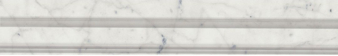 Бордюры Italon Charme Extra Carrara London 600090000484, цвет белый, поверхность патинированная, прямоугольник, 50x300