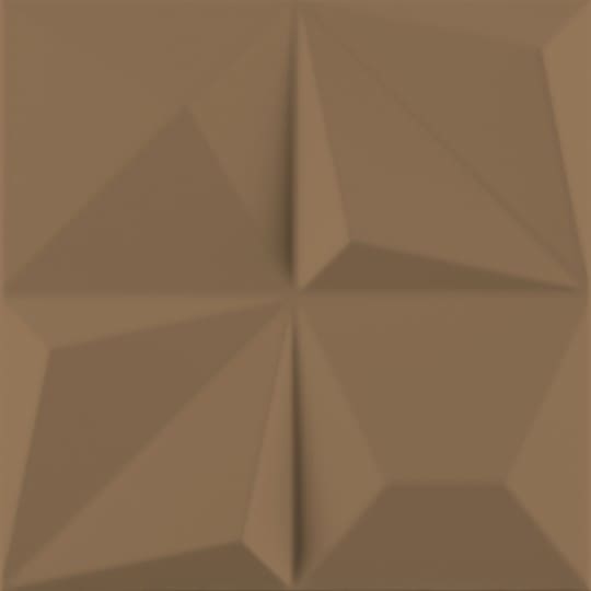 Керамическая плитка Dune Shapes 1 Multishapes Bronzo 187488, цвет коричневый, поверхность сатинированная 3d (объёмная), квадрат, 250x250