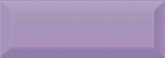 Керамическая плитка Terracotta Beveled Tile Lavander TD-BT-LV, цвет фиолетовый, поверхность глянцевая, прямоугольник, 100x300