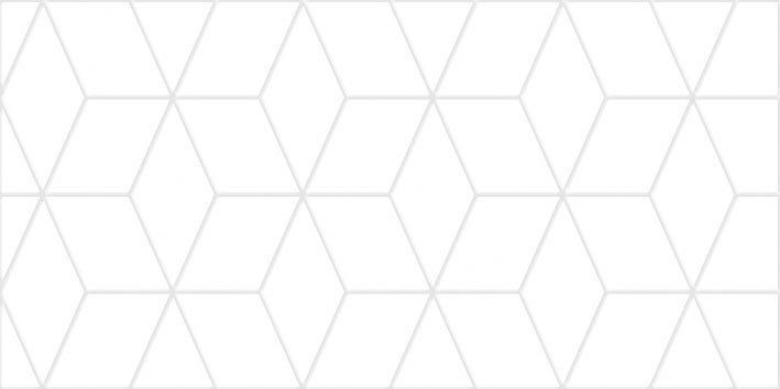 Керамическая плитка Керамин Тренд 7С, цвет белый, поверхность матовая, прямоугольник, 300x600