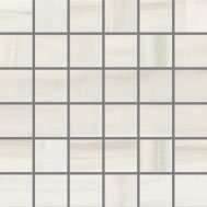 Мозаика Del Conca Boutique HBO1 Mosaico Zebrino Shine 4,8x4,8, цвет белый, поверхность полированная, квадрат, 300x300