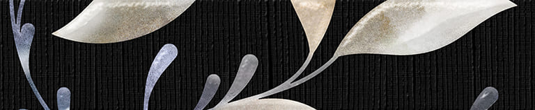 Бордюры Керамин Комо 5, цвет чёрный, поверхность матовая, прямоугольник, 62x300