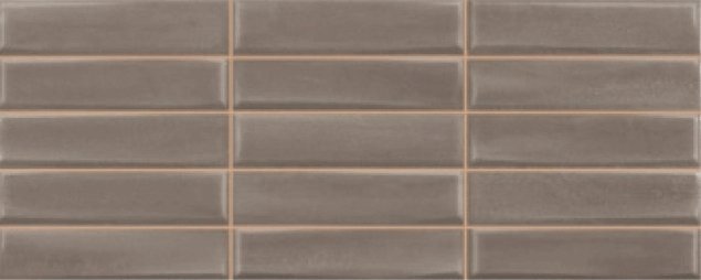 Керамическая плитка Argenta Street Avenue Mosaic Nues, цвет коричневый, поверхность глянцевая, прямоугольник, 200x500