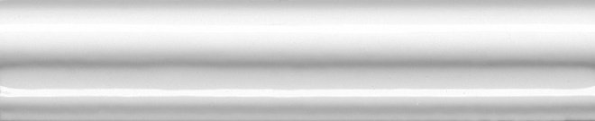 Бордюры Kerama Marazzi Бордюр Багет (Клемансо) Граньяно белый BLD010, цвет белый, поверхность глянцевая, прямоугольник, 30x150