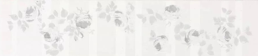 Бордюры Ascot New England Listello Bianco Romantico EG10LR, цвет белый, поверхность матовая, прямоугольник, 71x330