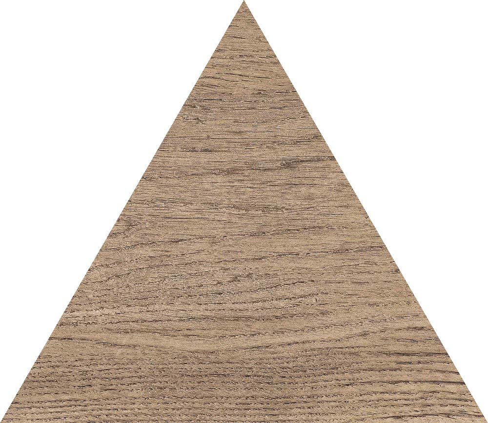 Декоративные элементы Flaviker Cozy Brown Triangolo Ret. 0001114, цвет коричневый, поверхность матовая, треугольник, 260x340