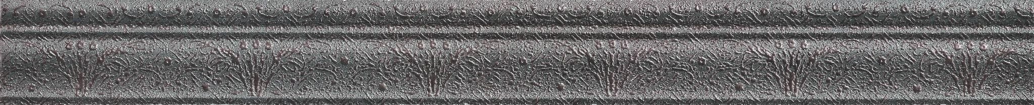 Бордюры Atlantic Tiles Lloyd Cenefa Taliesin Graphite, цвет серый, поверхность матовая, прямоугольник, 50x450