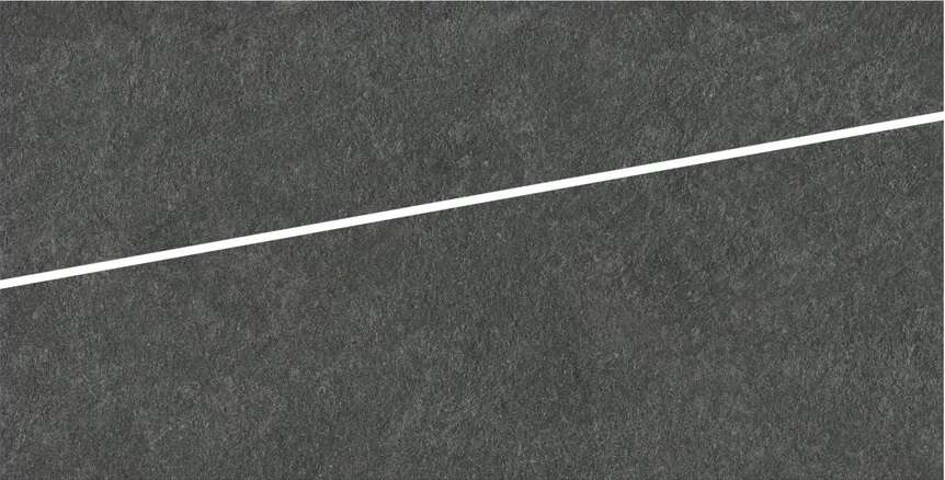Толстый керамогранит 20мм Atlas Concorde Italy Boost Mineral Tarmac Slice A 20mm AIHQ, цвет чёрный, поверхность матовая структурированная, прямоугольник, 600x1200