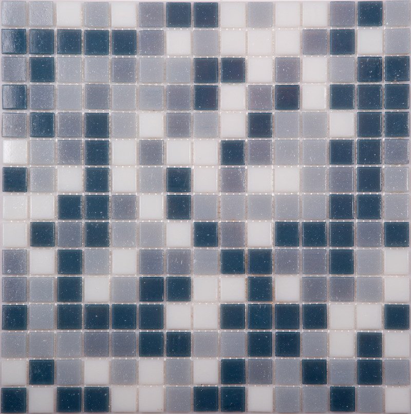 Мозаика NS Mosaic MIX12, цвет серый, поверхность глянцевая, квадрат, 327x327