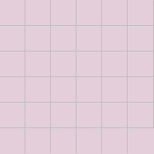 Мозаика Ce.Si Matt Malva Rete 5x5, цвет фиолетовый, поверхность матовая, квадрат, 300x300