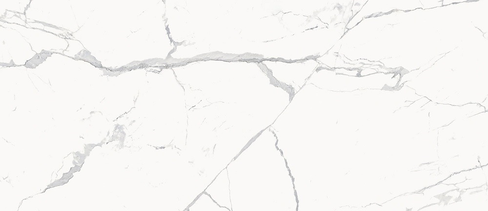 Широкоформатный керамогранит Italon Stellaris Statuario White 600180000043, цвет белый, поверхность натуральная, прямоугольник, 1200x2780
