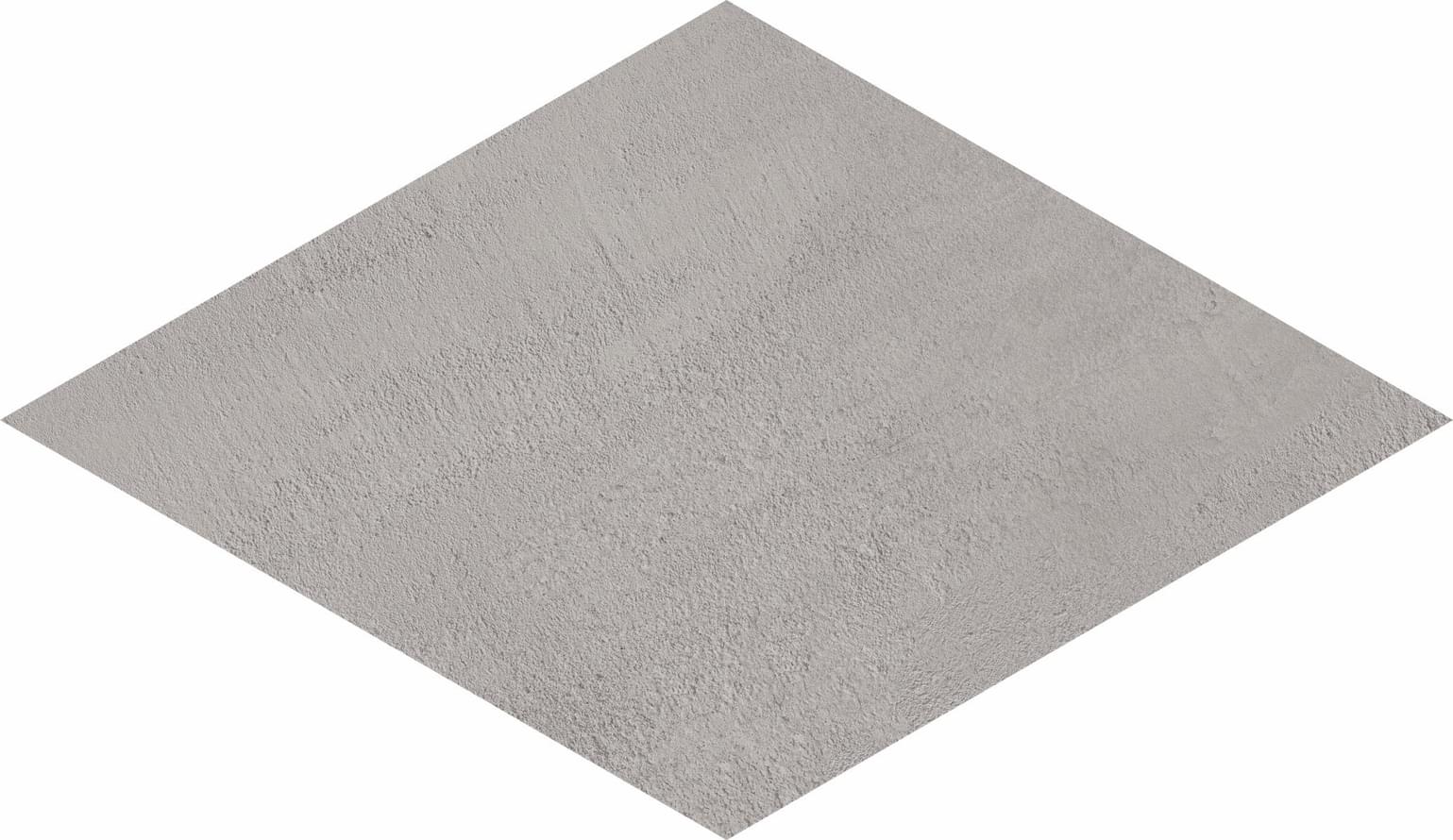 Керамогранит ABK Crossroad Chalk Grey Rombo PF60000535, цвет серый, поверхность матовая, ромб, 300x300