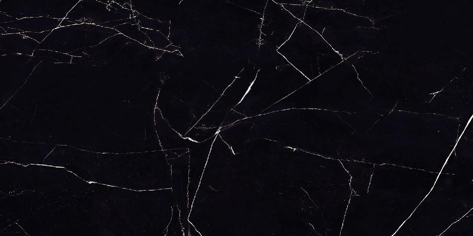 Керамогранит Piemme Majestic Royal Nero Lev/Ret 02574, цвет чёрный, поверхность полированная, прямоугольник, 600x1200