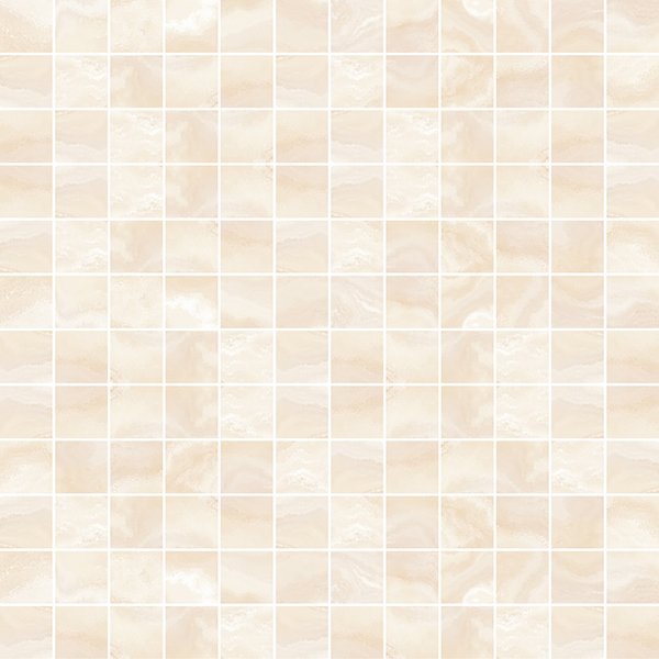 Мозаика Rodnoe Olivia Charme Mosaico Honey, цвет бежевый, поверхность глянцевая, квадрат, 300x300