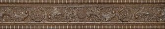 Бордюры Ecoceramic Daino Cenefa, цвет коричневый, поверхность глянцевая, прямоугольник, 60x316