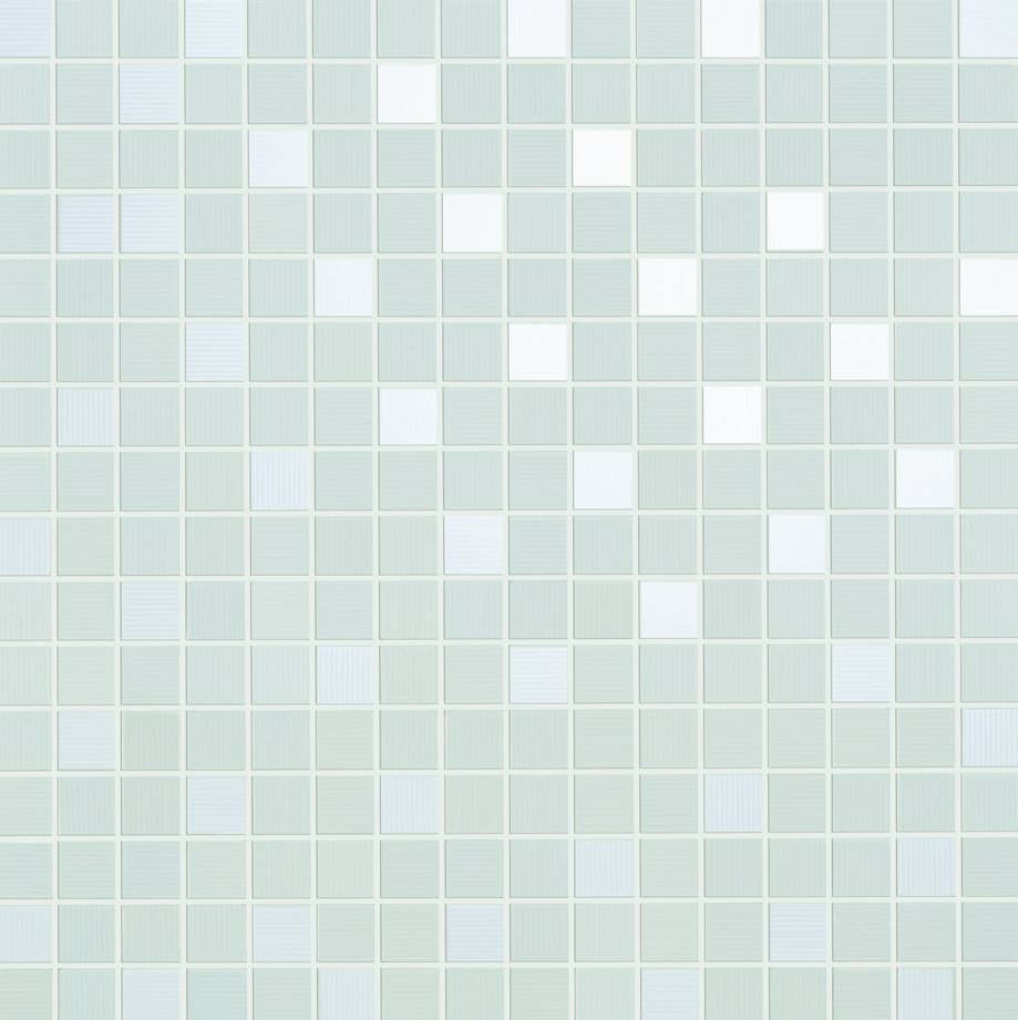 Мозаика Love Tiles Mosaic Acqua Turchese, цвет голубой, поверхность глянцевая, квадрат, 350x350