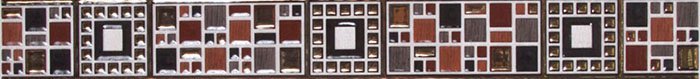Бордюры Aranda Cenefa Swing, цвет коричневый, поверхность глянцевая, прямоугольник, 45x400