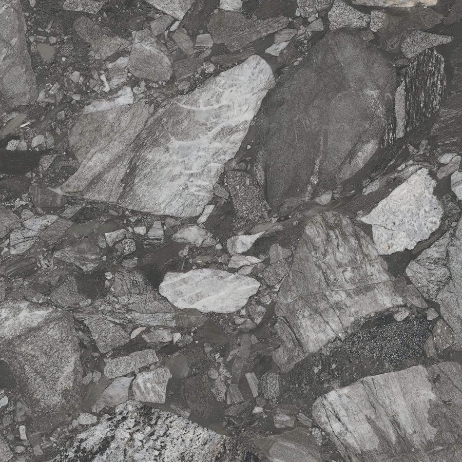 Керамогранит Fanal Stone River Black Nplus, цвет серый, поверхность полированная, квадрат, 900x900